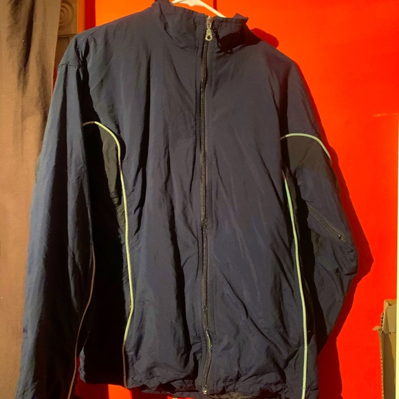 Logistix Reflective Jacket Navy - Picture 1 of 6